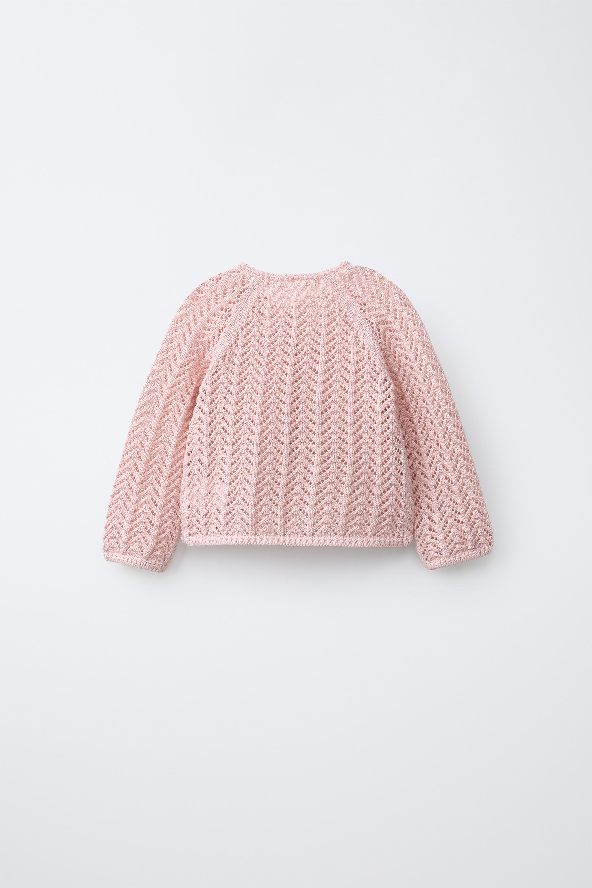 GILET EN MAILLE AJOURÉ